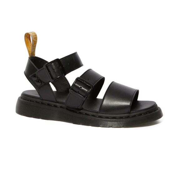 Dr. Martens Black Vegan Gryphon Gladiator Sandals Unisex main image 6